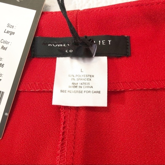 Romeo & Juliet NWT Wide Leg High Rise Culottes - L - Picture 7 of 14